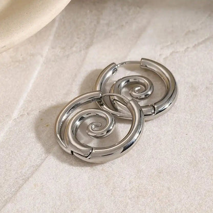 Boucles Spirale Dorée Intemporelles