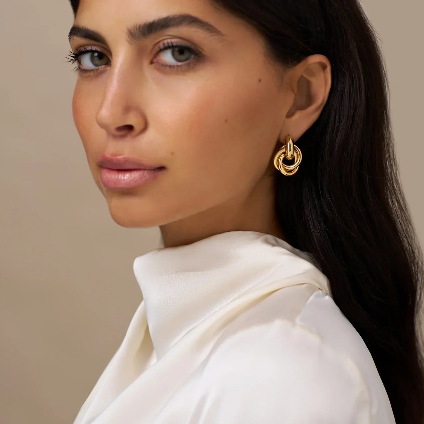 Boucles d'oreilles Statement Entrelacées | Or