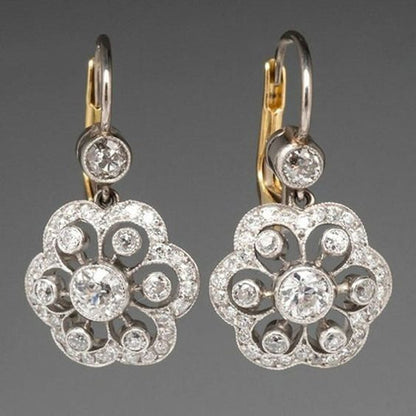 Mandala™ | Boucles d'oreilles en cristal rétro
