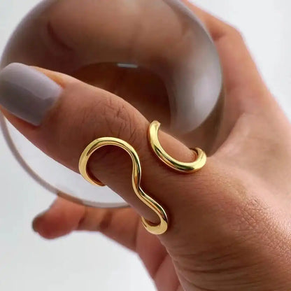Bague Dorée Enchantée Ajustable
