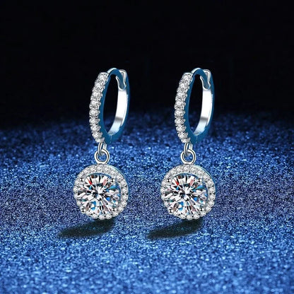 Boucles d'oreilles™ | Moissanite en argent sterling