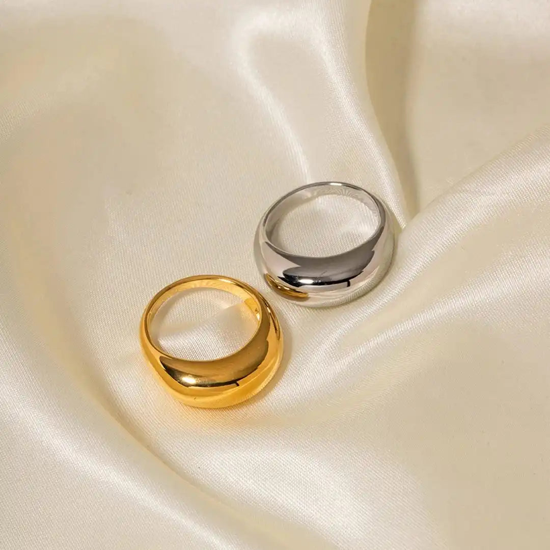 Bague Arc Dorée Intemporelle