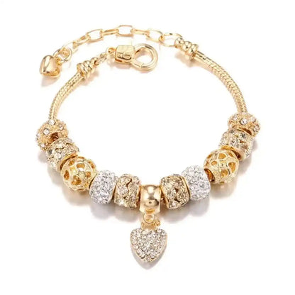 Bracelet Doré Cœur Massif