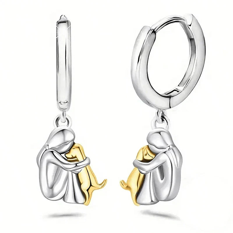 ARIA | BOUCLES D'OREILLES EN ÉTREINTE DE CHIEN