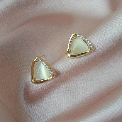 Opalescence™ | Boucles d'oreilles en opale et cristal