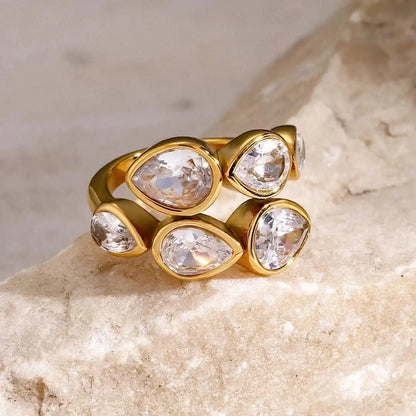 Bague Grappe Cinq Larmes