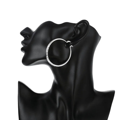 Belmont™ | Boucles d'oreilles créoles en argent