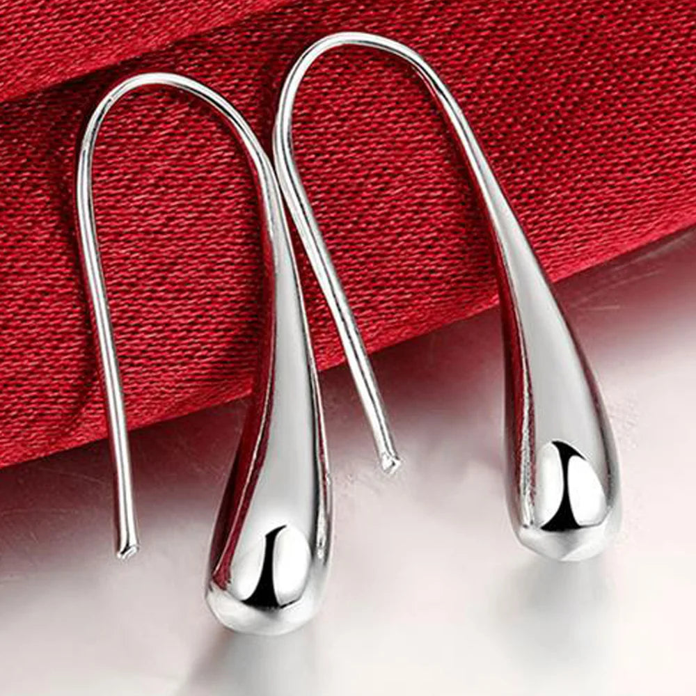 Goutte d'Eau™ | Boucles créoles en argent sterling