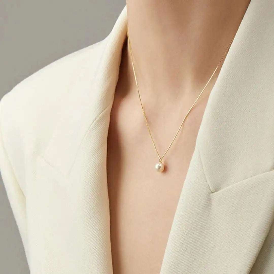 Collier Pendentif Perle Intemporel