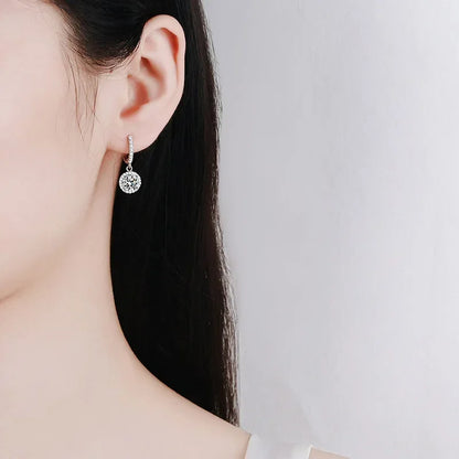 Boucles d'oreilles™ | Moissanite en argent sterling