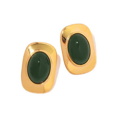 Opales Vertes™ | Boucles d'oreilles vintage en or 18K