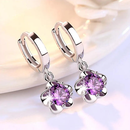 Boucles d'oreilles™ | Argent sterling, zircons raffinés