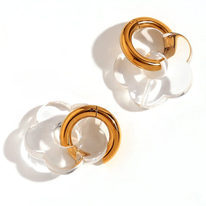 ZARA™ | Boucles d’Oreilles Fleur Tendance