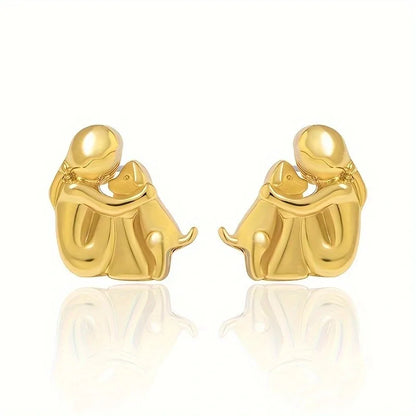 NOA | BOUCLES D'OREILLES EN ÉTREINTE DE CHIEN