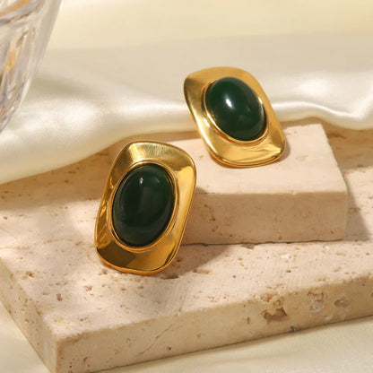Opales Vertes™ | Boucles d'oreilles vintage en or 18K