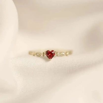 Bague Bandeau Pierre Cœur Marquise
