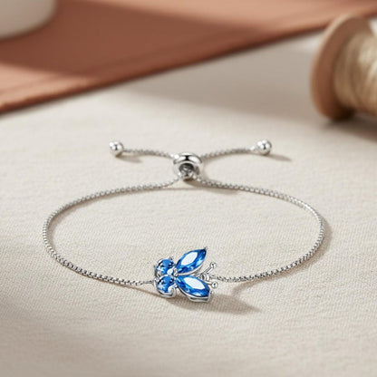 Bracelet Papillon Saphir