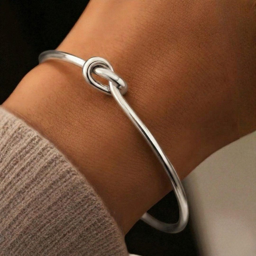 Bracelet Nœud Doré Ajustable