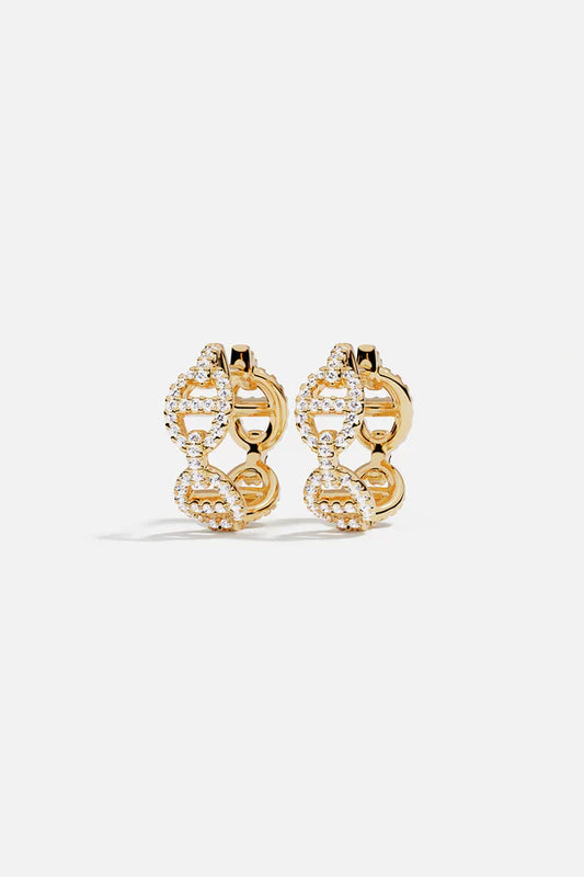 Boucle d'oreille Île Marine | Or