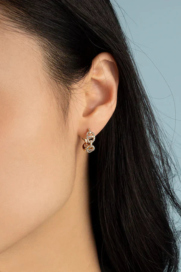 Boucle d'oreille Île Marine | Or