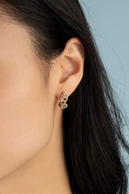 Boucle d'oreille Île Marine | Or