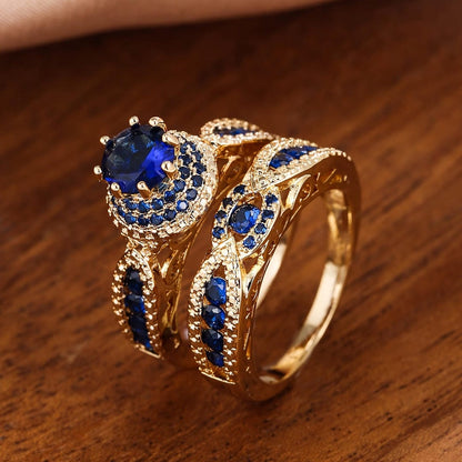 Parure de bagues Saphir Dorees Victoria
