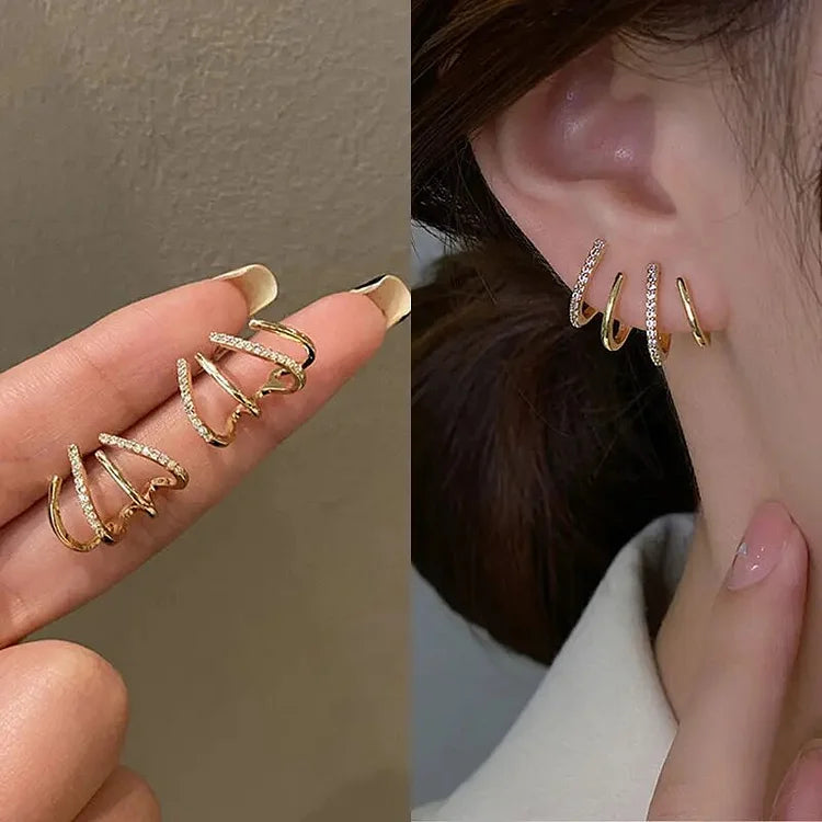 Boucles Griffe - Argent