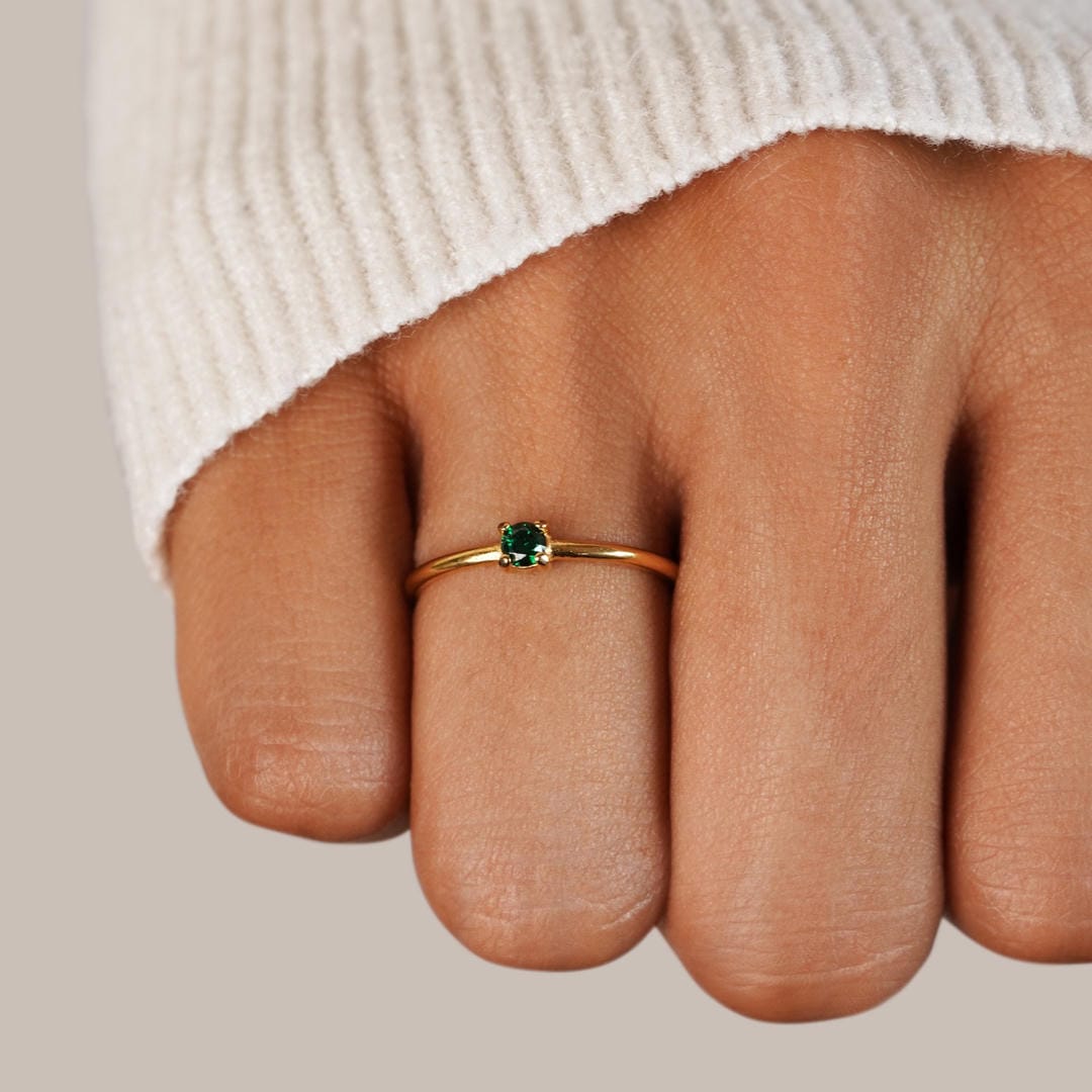 Bague Pierre de Naissance Unique