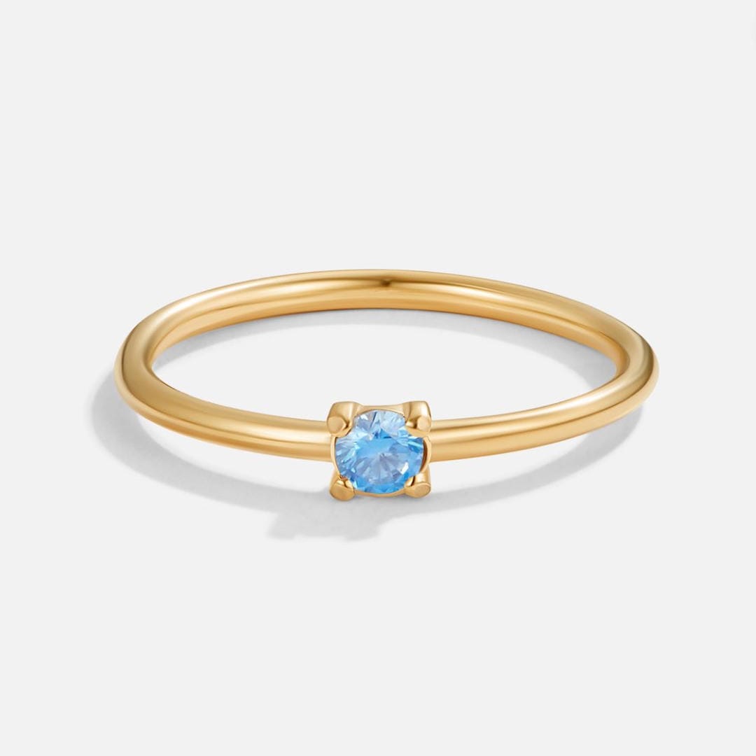 Bague Pierre de Naissance Unique