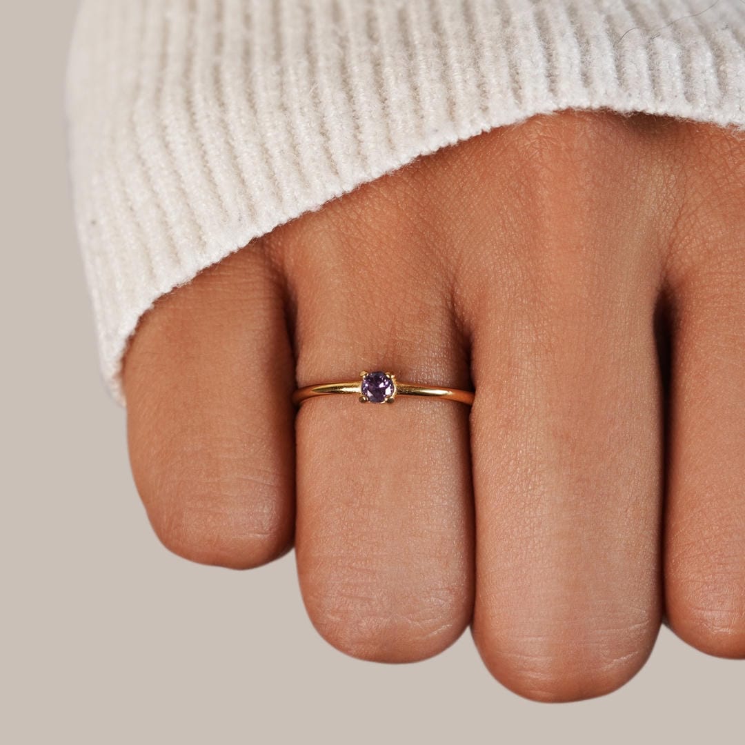Bague Pierre de Naissance Unique