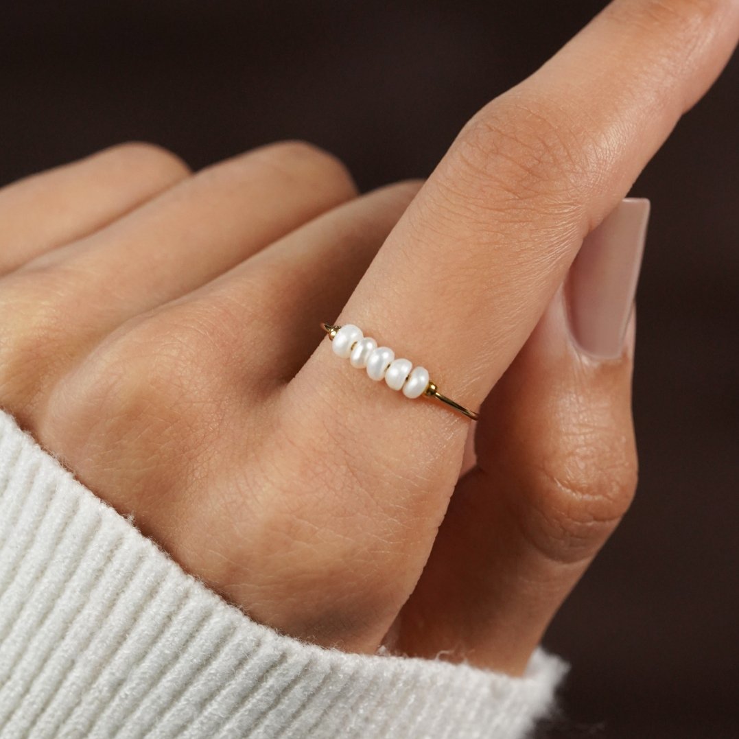 Grace - Bague en perles d’eau douce