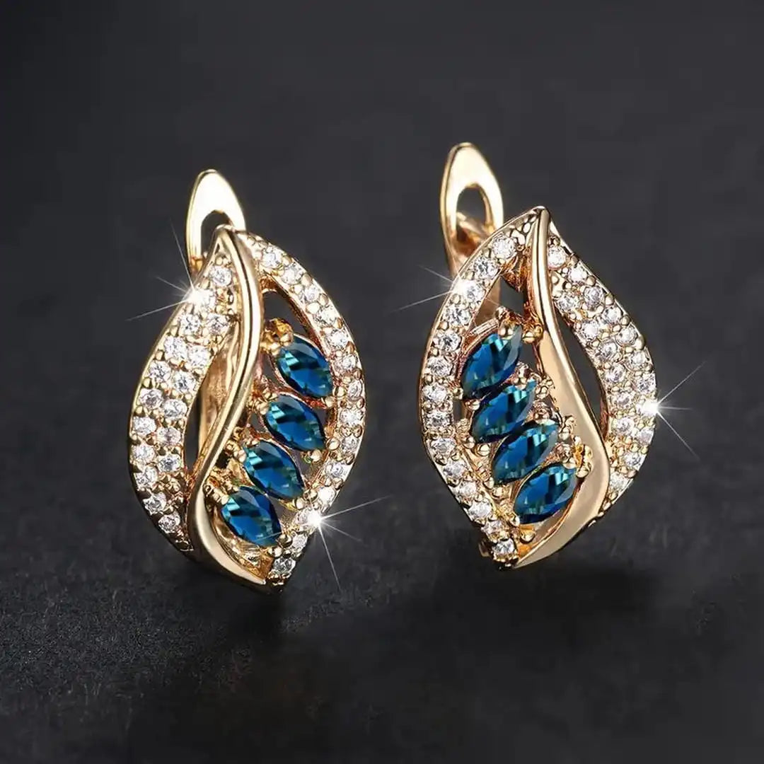 Boucles d'oreilles Dorees Isola Caelurelle