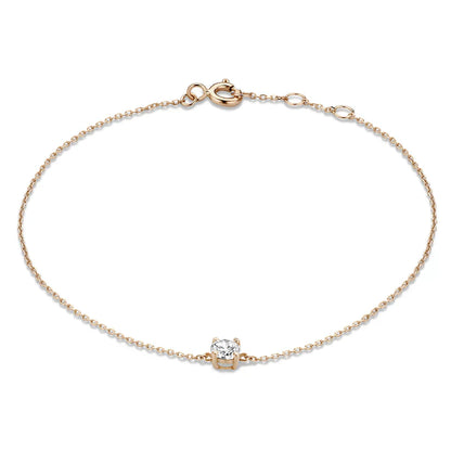 Bracelet avec Pierre de Moisanite Cléa | Or