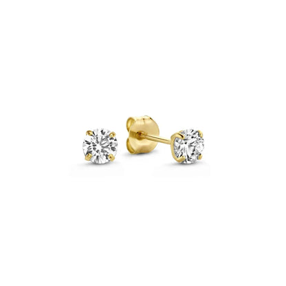 Set de Boucles d'oreilles avec Pierre Dara Brillane | Or