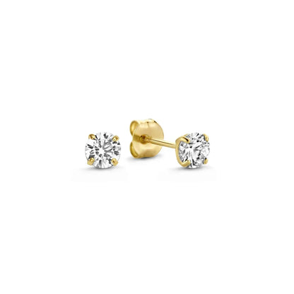 Set de Boucles d'oreilles avec Pierre Larmes de Lune | Or