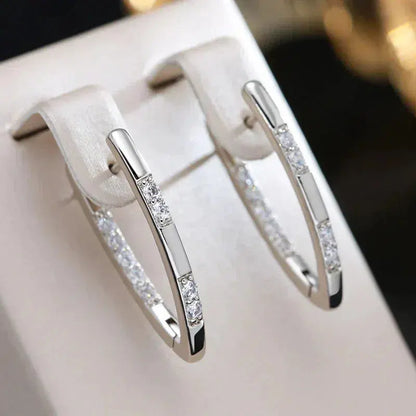 Boucles Éclatantes™ | Boucles d'oreilles en zircon