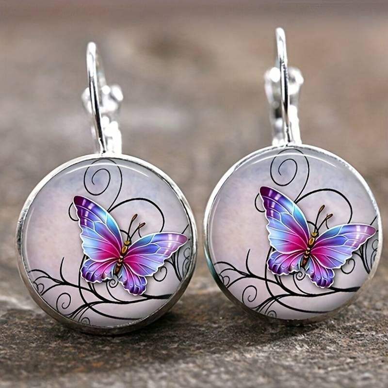 Papillon™ | Boucles d'oreilles vintage en cristal