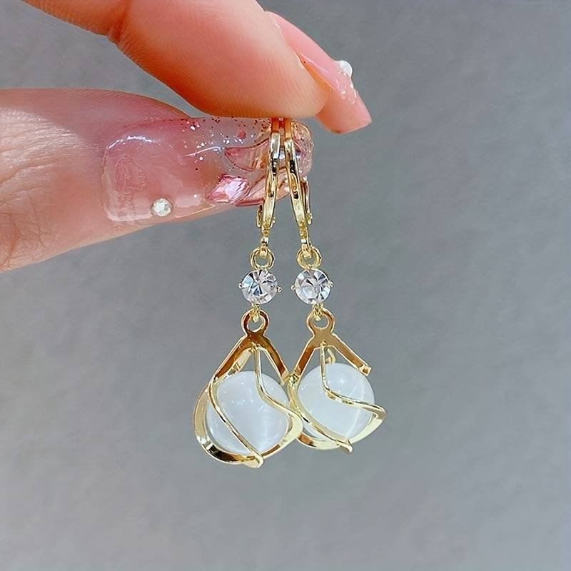 Opalescence™ | Boucles d'oreilles en opale élégantes