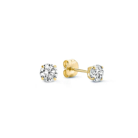 Boucles d'oreilles avec Pierre Larmes de Lune | Or