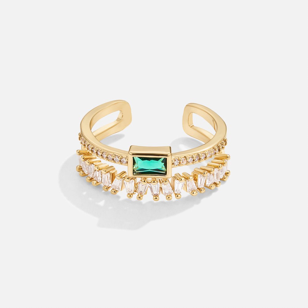 Bliss - Bague en cristal à facettes