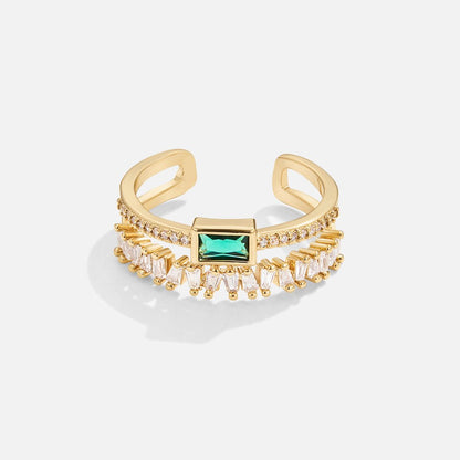 Bliss - Bague en cristal à facettes