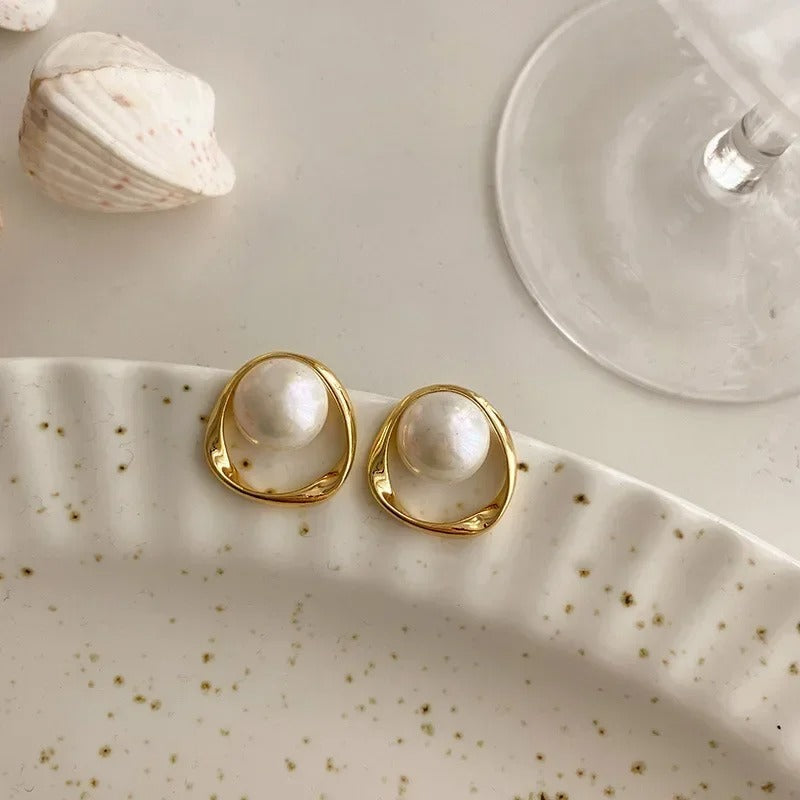 Fabienne™ | Boucles d’oreilles vintage en perles