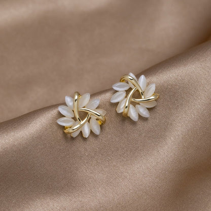 Boucles d’oreilles dorées