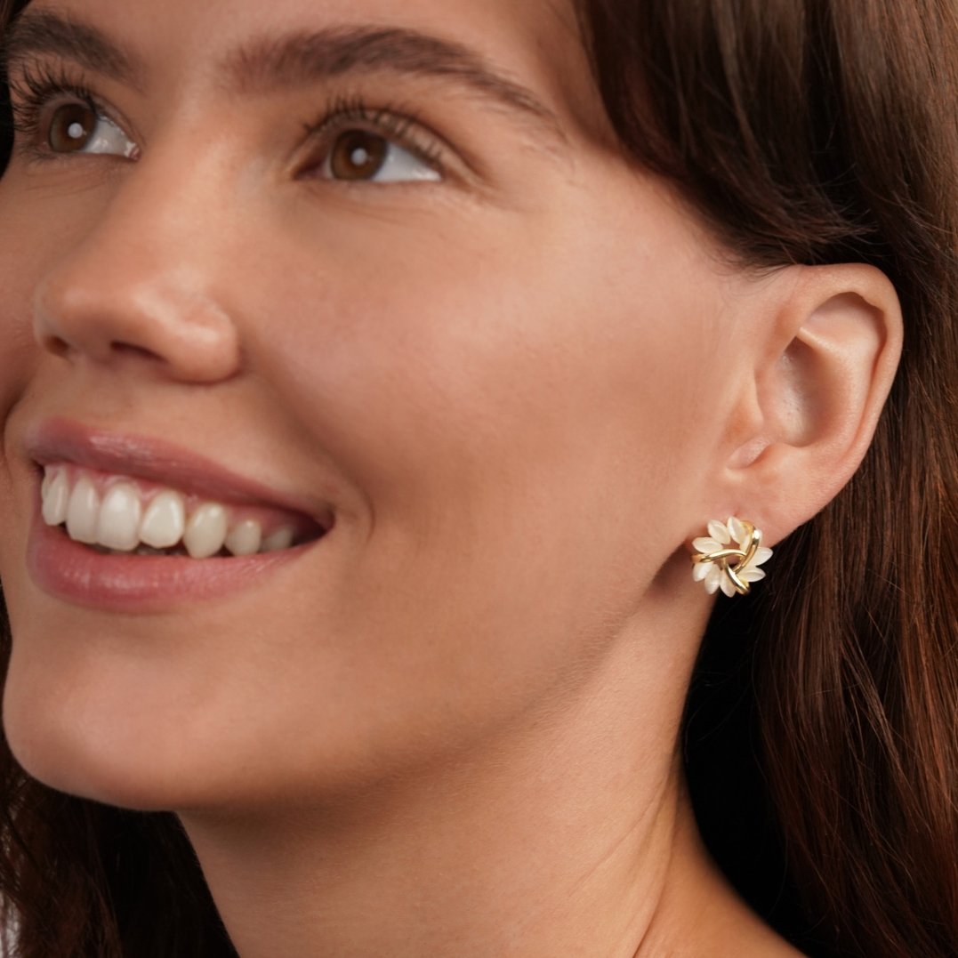 Boucles d’oreilles dorées