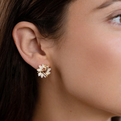 Boucles d’oreilles dorées