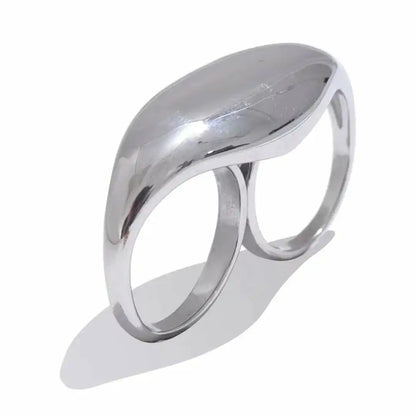 Bague Double Dorée Intemporelle