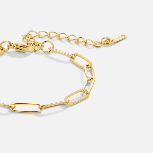 Clip – Bracelet manchette doré