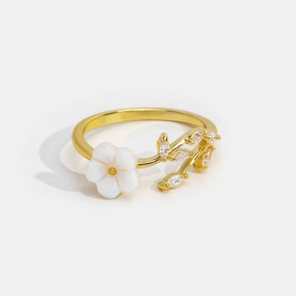 Rise – Bague en pierres blanches